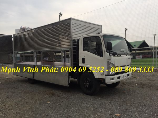 xe tải 8.2 tấn thùng kín
