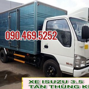 xe isuzu 3,5 tấn thùng kín