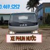xe phun nước rửa đường 7 khối Jac