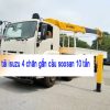 xe tải isuzu 4 chấn gắn cẩu 10 tấn`