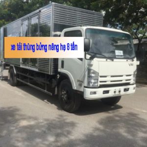 xe tải thùng bửng nâng hạ 8 tấn