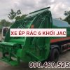 xe cuốn ép rác 6 khối Jac