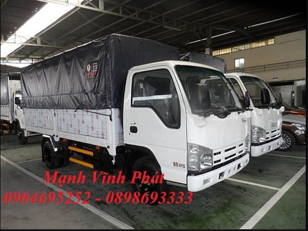 xe tải isuzu 1.9 tấn thùng dài 6.2 mét NK490E4SL