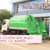 xe cuốn ép rác 14 khối hino fg