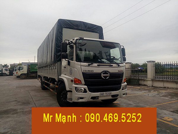 XE-TẢI-HINO-FG-CHỞ-XE-MÁY XE TẢI HINO FG CHỞ XE MÁY DÀI 8.8 MÉT