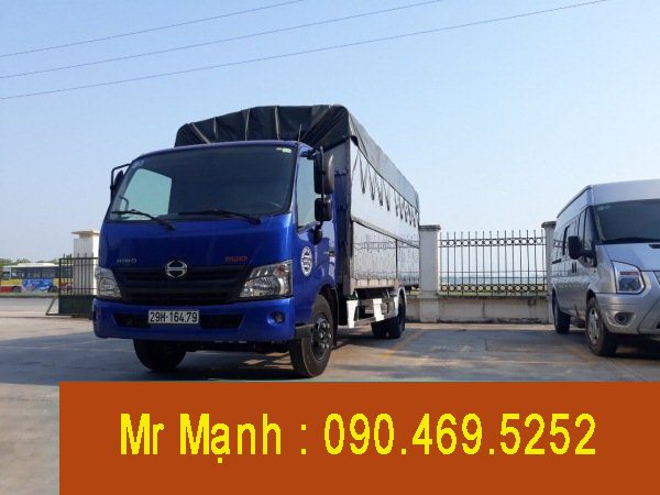 xe-tai-hino-xzu730-thùng-bạt-5 xe tải 4,5 tấn giá tốt