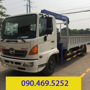 xe tai hino gan cau tu hanh 343