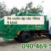 xe cuốn ép rác Hino 9 khối Fc